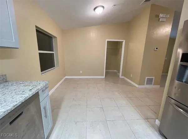 a view of empty room