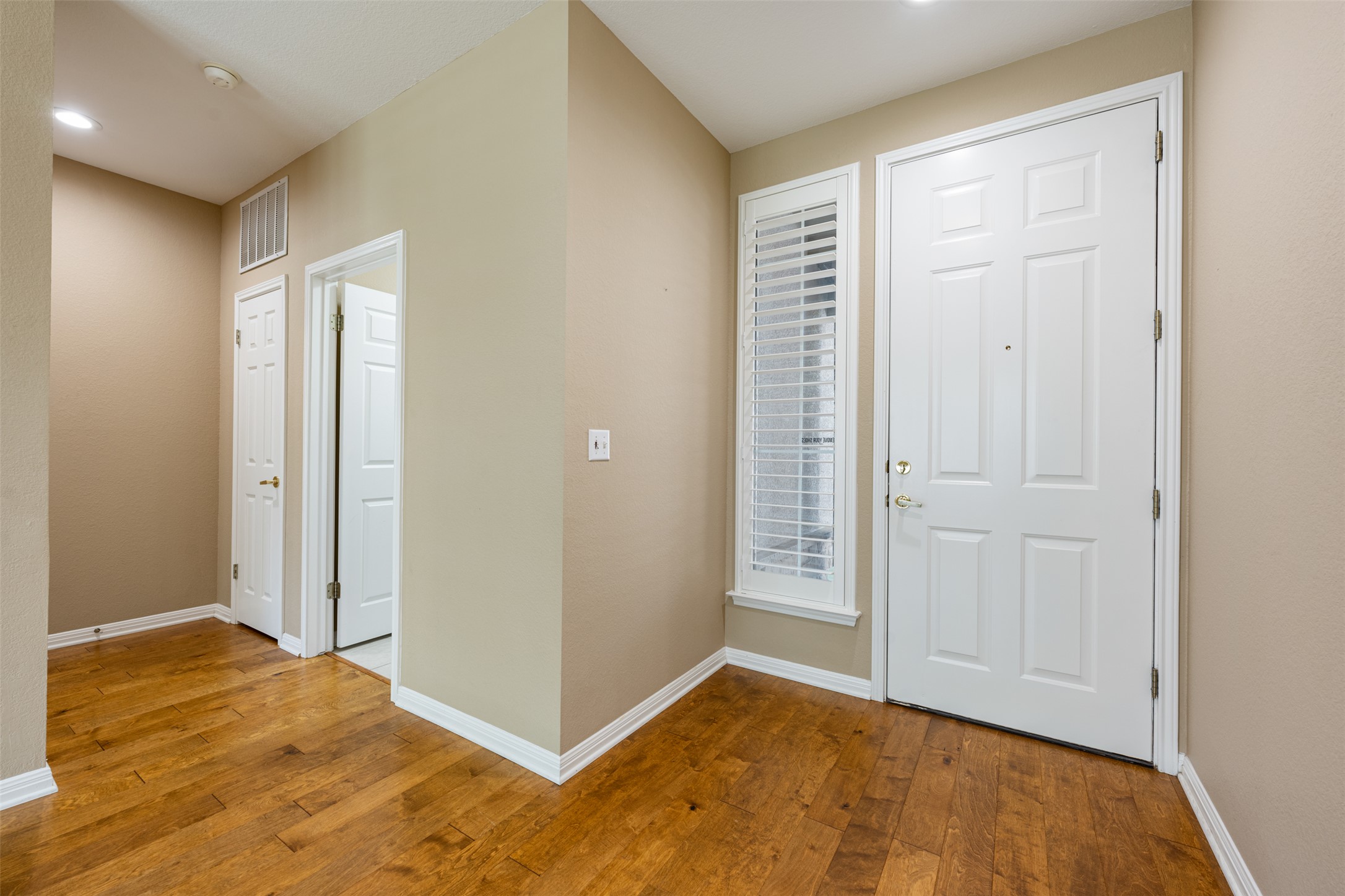118 Purple Sage Drive Georgetown, TX 78633 - Photo 7 of 31 an empty room with wooden floor and closet