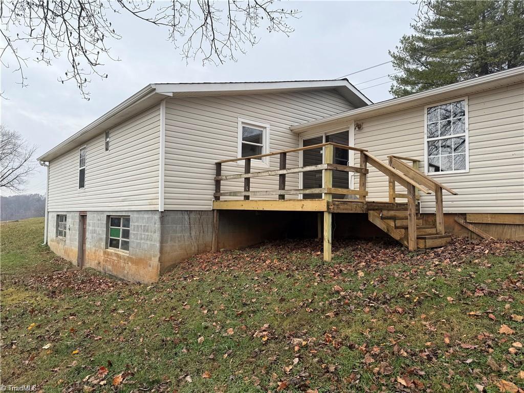 2115 Ararat Road Ararat, NC 27007 - Photo 13 of 50 deck and back view