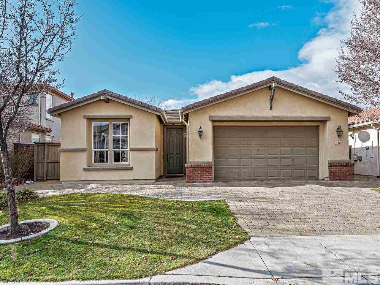 450 Alysheba Court Reno, NV 89521 - Photo 1 of 14 a front view of a house with a yard