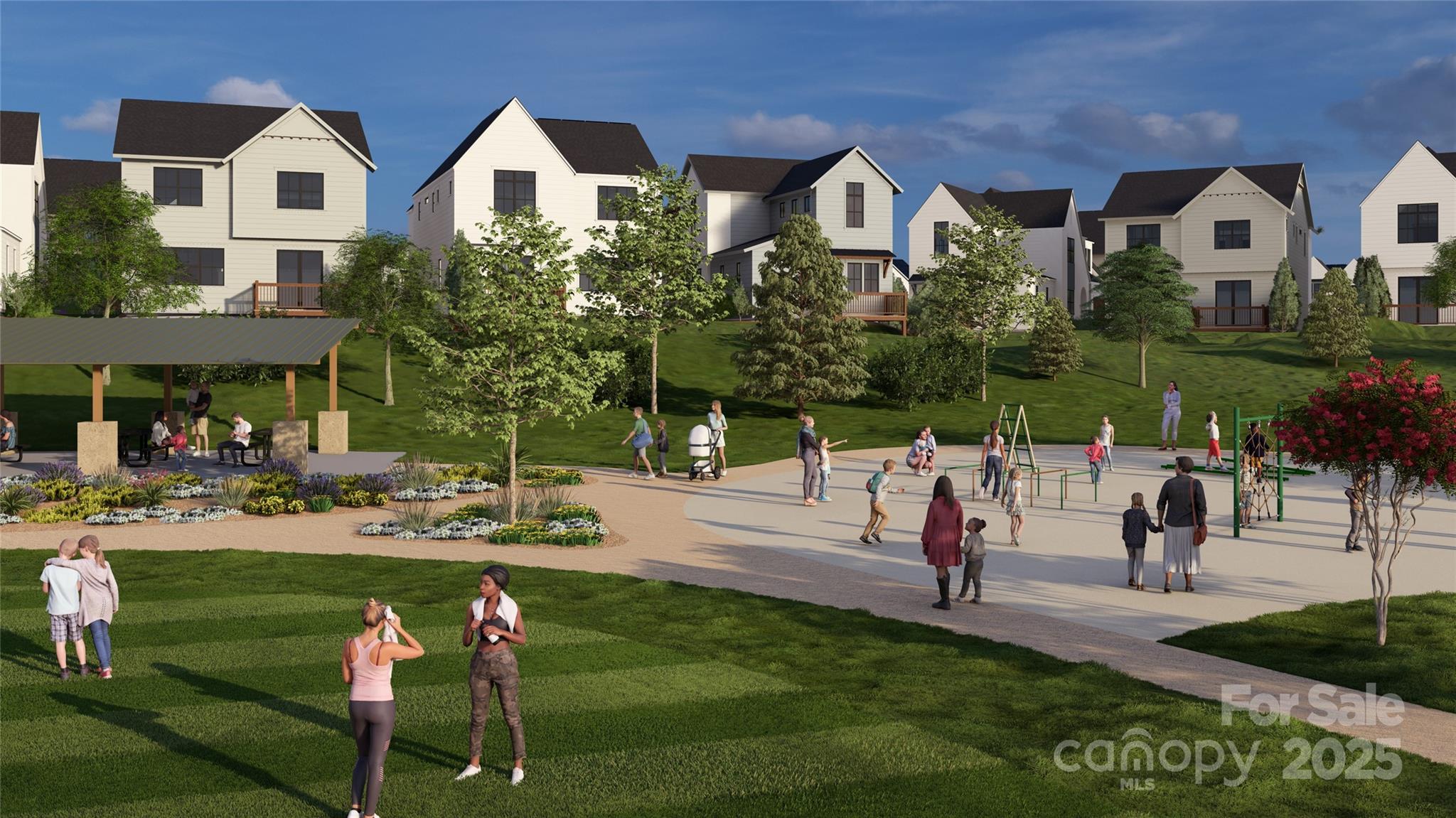 817 Terra Drive Tega Cay, SC 29708 - Photo 37 of 38 a view of a house with backyard and sitting area