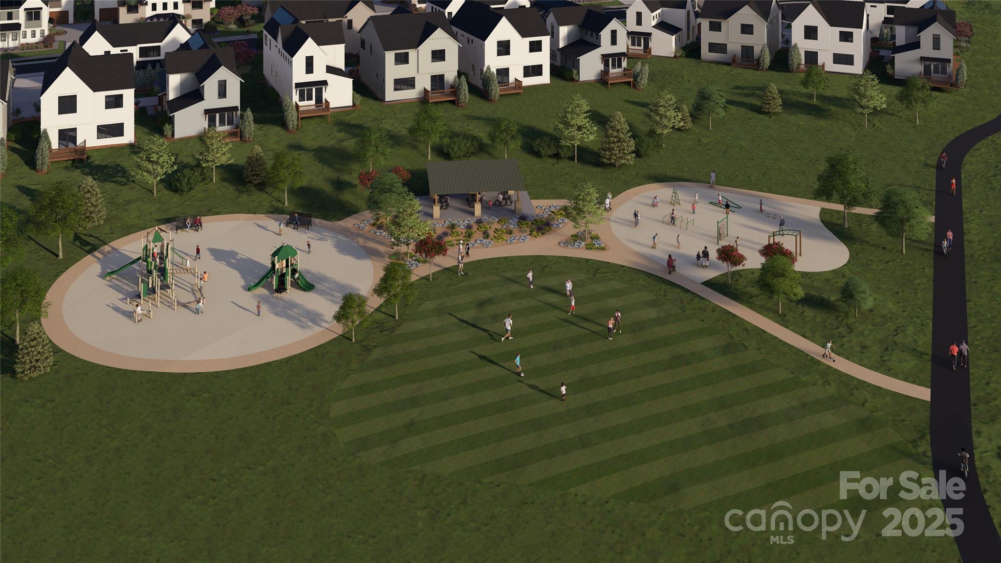 817 Terra Drive Tega Cay, SC 29708 - Photo 38 of 38 an aerial view of a house