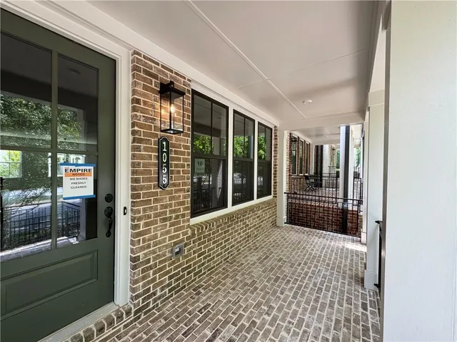 a view of front door