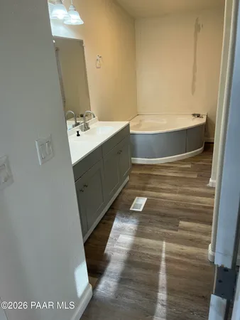 wooden floor in an empty room