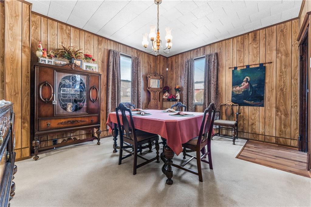 1413 Old Butler Road New Castle, PA 16101 - Photo 5 of 10 a view of a dining room with furniture window and outside view