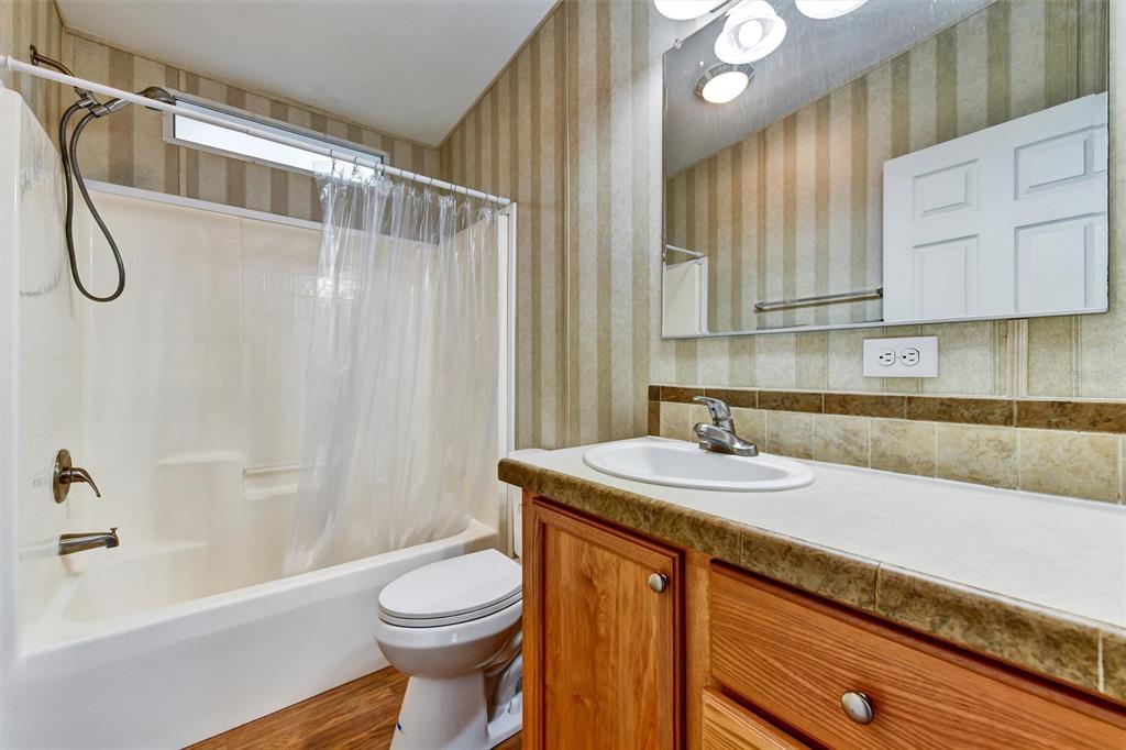 312 Aristides Street Dunedin, FL 34698 - Photo 25 of 38 a bathroom with a sink a toilet and shower