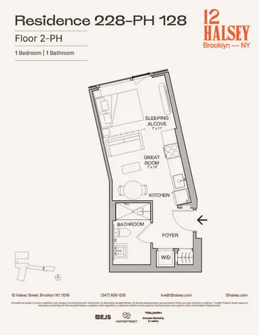 $3,295 | 12 Halsey Street, Unit 628 | Bedford-Stuyvesant