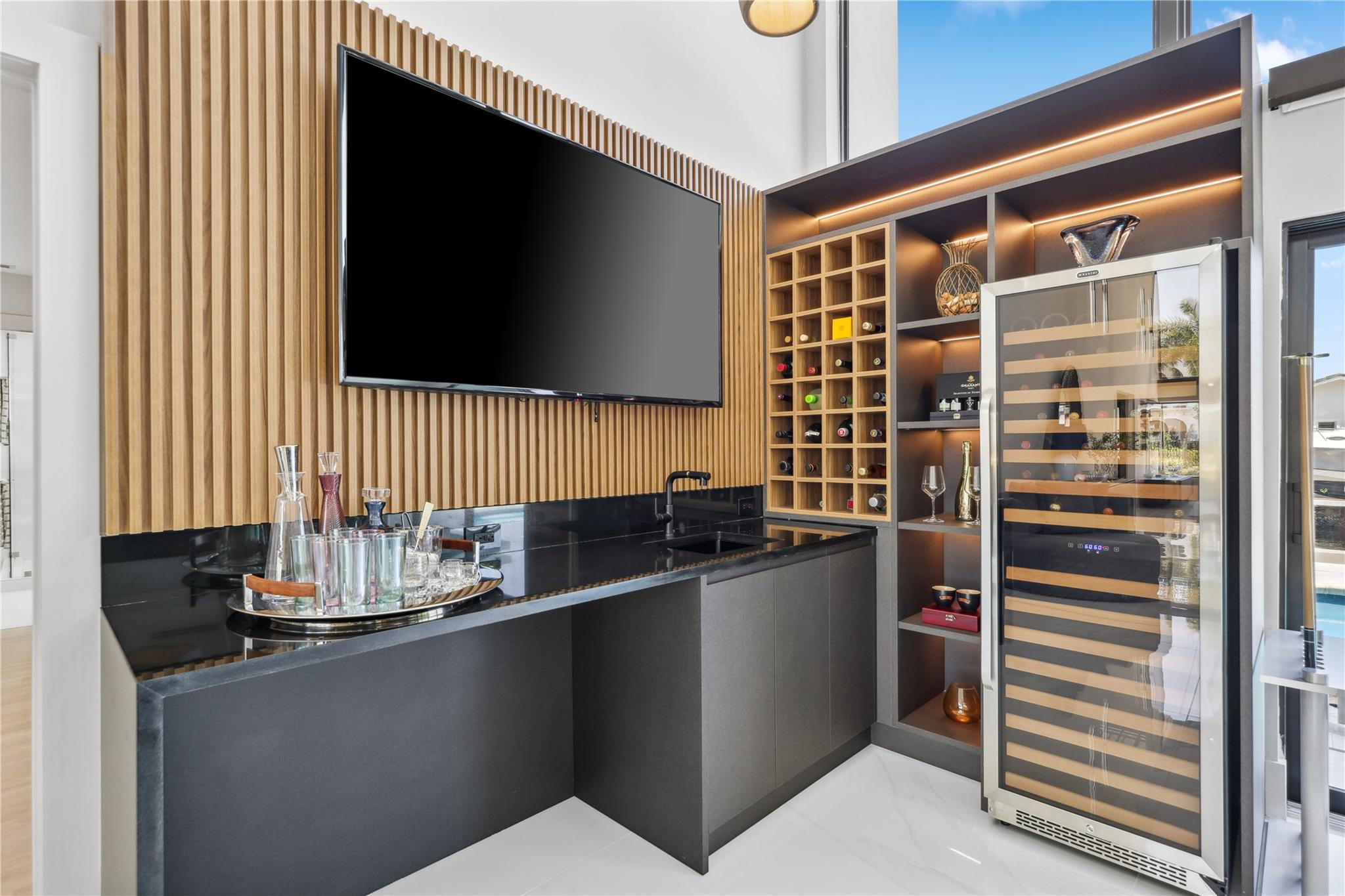 2901 Northeast 46th Street Lighthouse Point, FL 33064 - Photo 19 of 79 a kitchen with a sink and cabinets