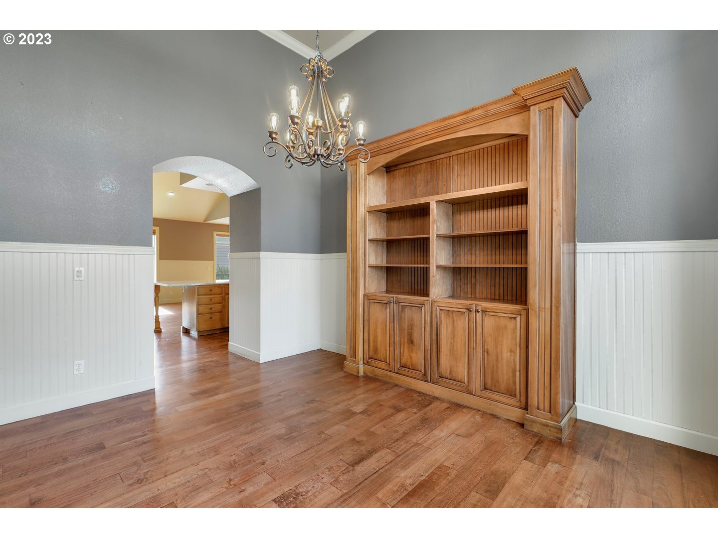 6136 Northwest Larkspur Street Camas, WA 98607 - Photo 7 of 40 a view of a room with wooden floor closet and windows