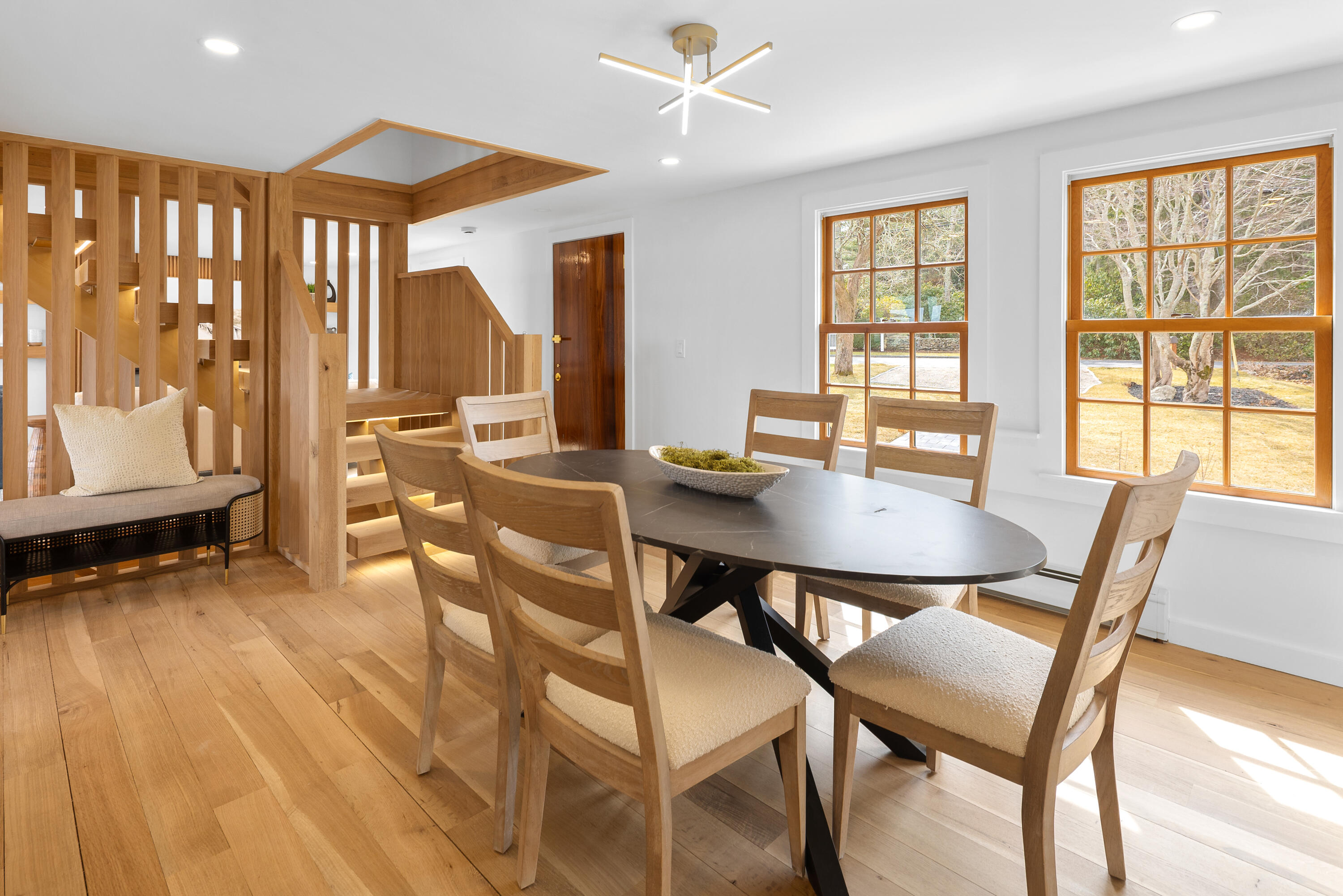8 Pine Tree Drive Wareham, MA 02532 - Photo 14 of 36 a view of a dining room with furniture window and outside view