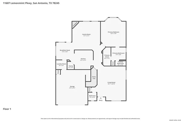 $2,250 | 11607 Lemonmint Parkway, San Antonio, TX 78245