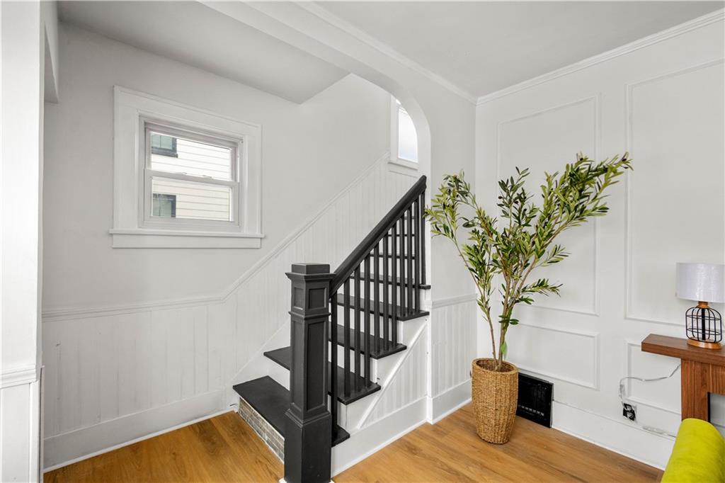 147 Carmichaels Street Rices Landing, PA 15357 - Photo 16 of 36 a view of entryway with wooden floor