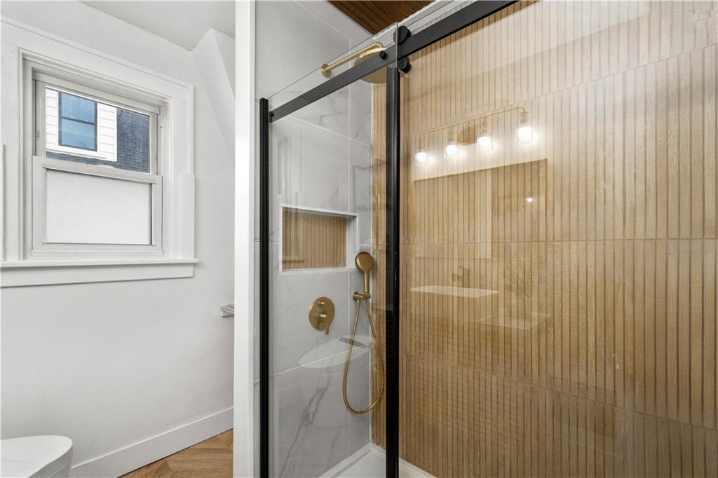 147 Carmichaels Street Rices Landing, PA 15357 - Photo 20 of 36 a bathroom with a shower and a sink