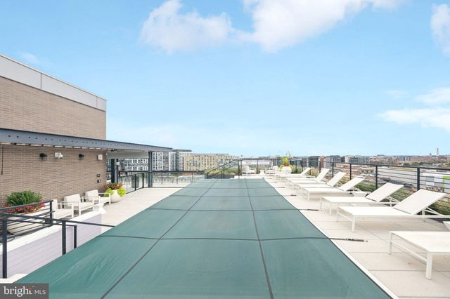 a view of terrace with seating space