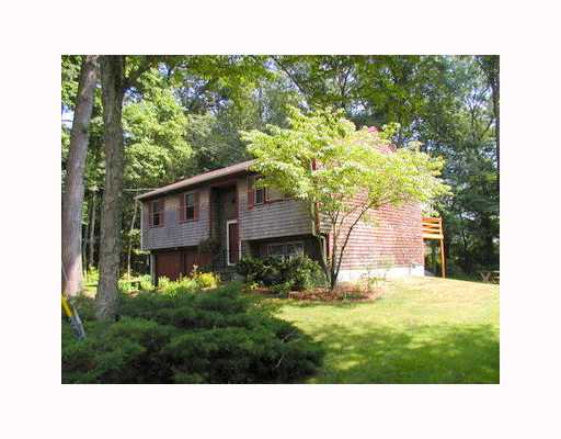 24 Beaver Road Barrington, RI 02806 - Photo 2 of 8 Exterior Front. Serene, large lot abutting private, unbuildable land for extra privacy.