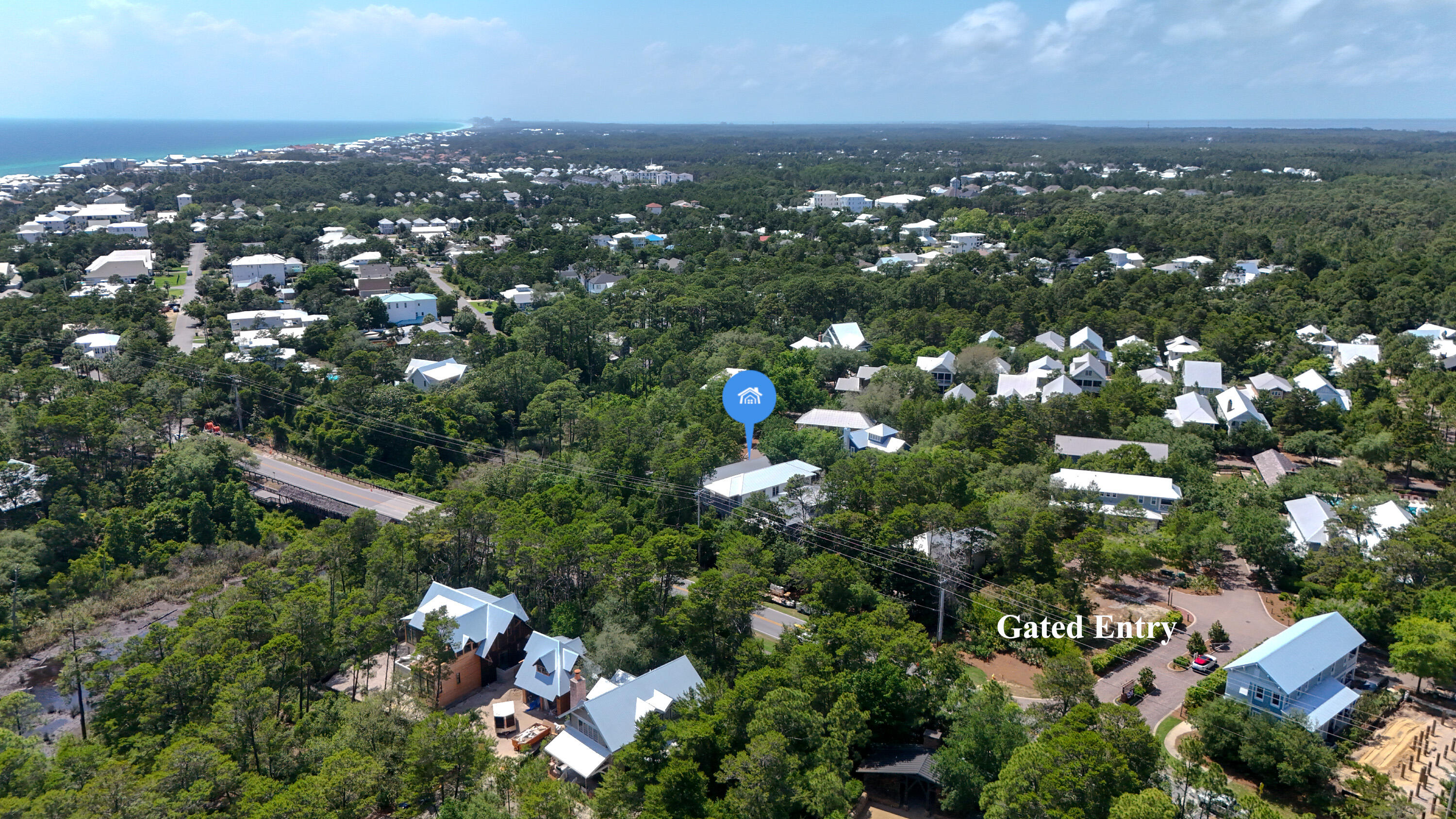 51 Okeechobee West Santa Rosa Beach, FL 32459 - Photo 68 of 78 an aerial view of multiple house