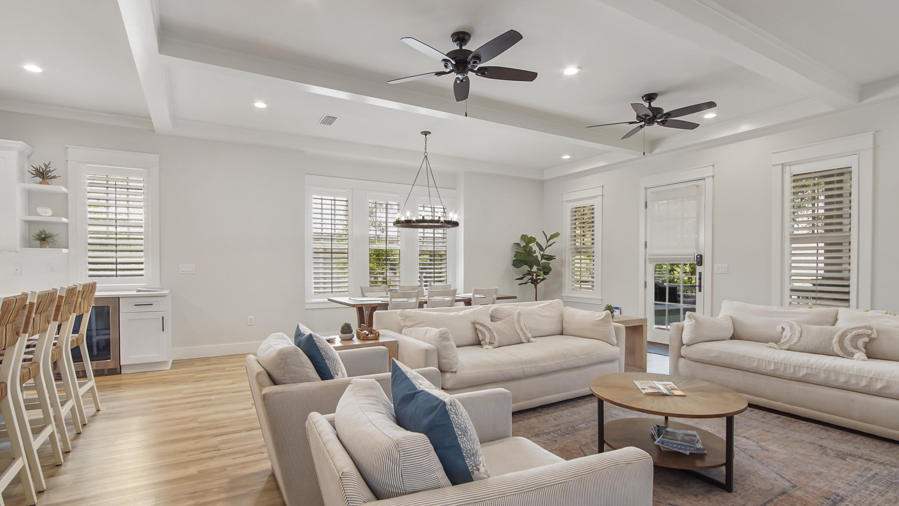 51 Okeechobee West Santa Rosa Beach, FL 32459 - Photo 10 of 78 a living room with furniture ceiling fan and a window