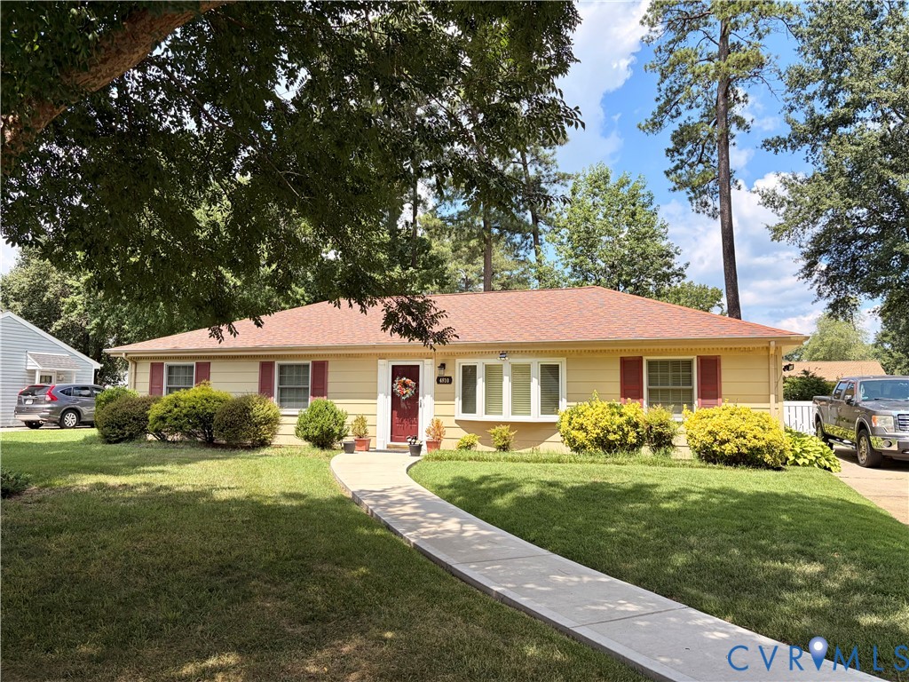 4810 Conduit Road Colonial Heights, VA 23834 - Photo 1 of 9 Ranch-style residence featuring a yellow exterior