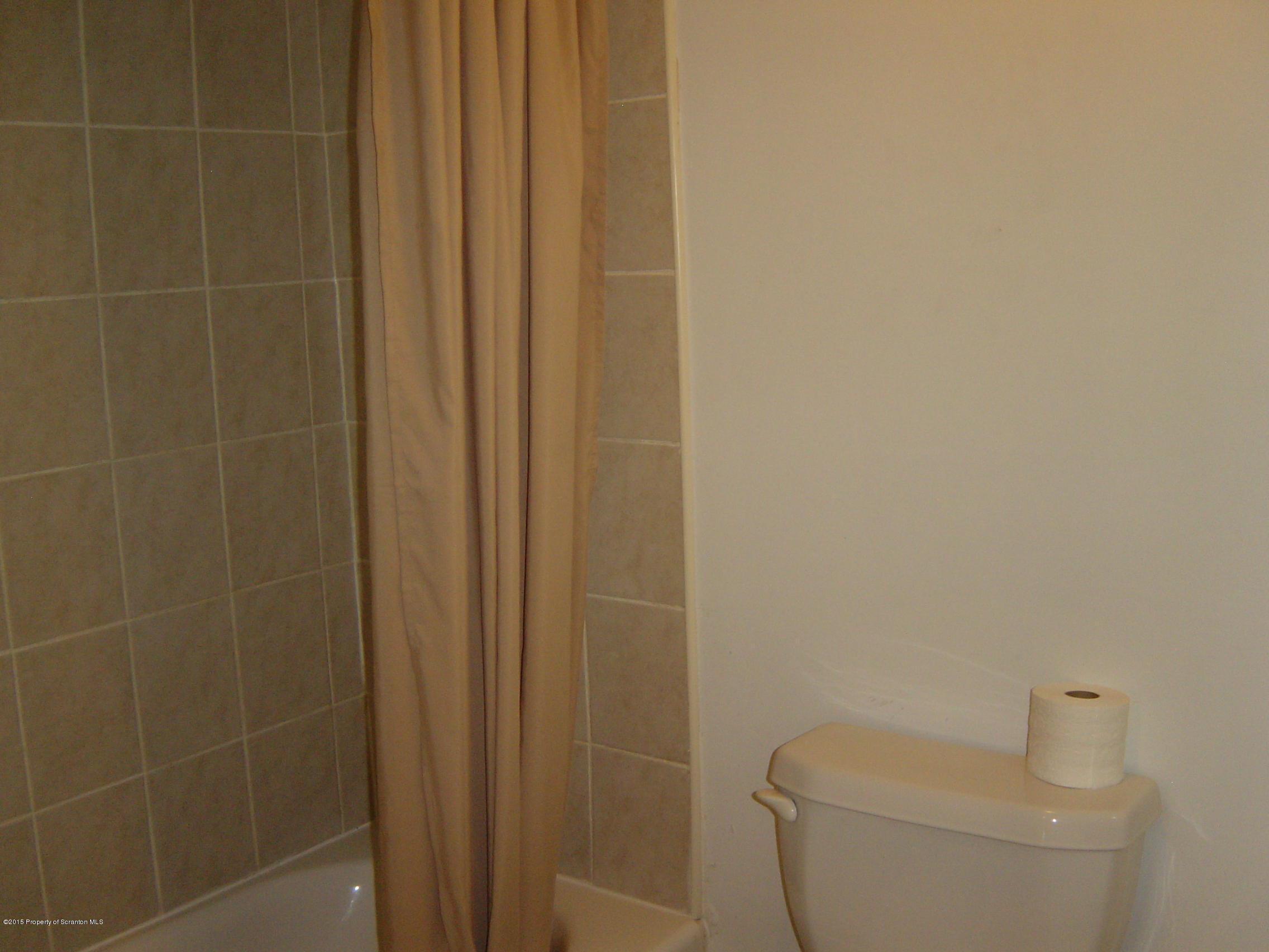 2471 Motichka Road Moscow, PA 18444 - Photo 15 of 20 a white toilet sitting next to a shower curtain