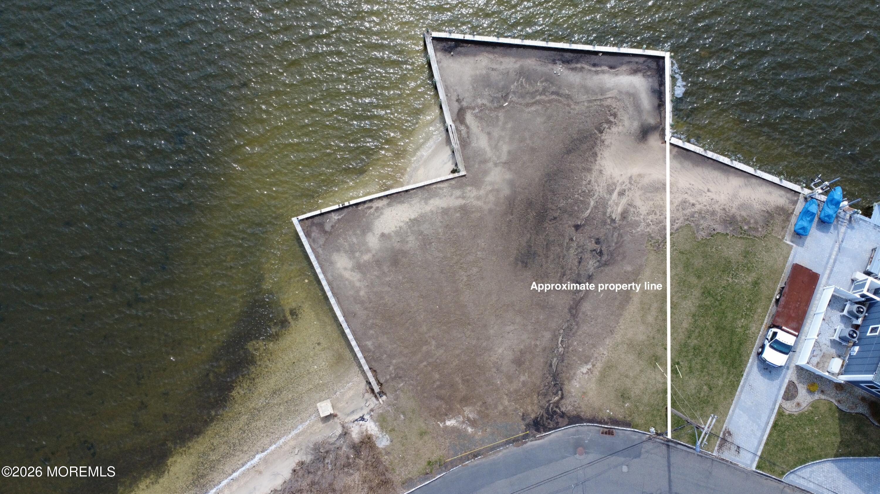 77 Rochester Drive Brick, NJ 08723 - Photo 2 of 11 Drone with property line