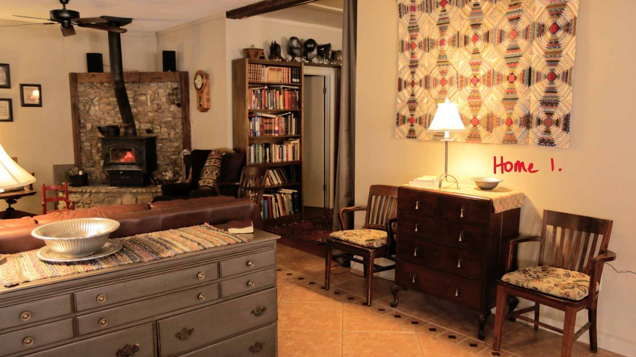 168 Three Springs Road Nunnelly, TN 37137 - Photo 12 of 65 a living room with furniture and a fireplace