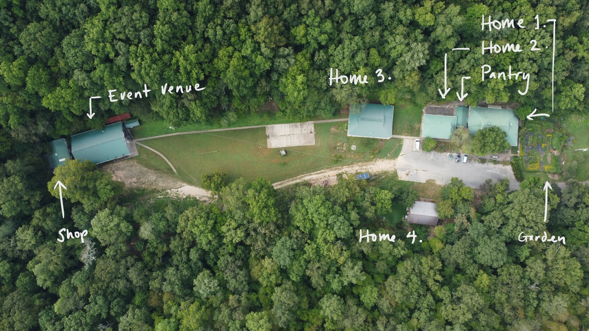 168 Three Springs Road Nunnelly, TN 37137 - Photo 2 of 65 an aerial view of a house with a yard