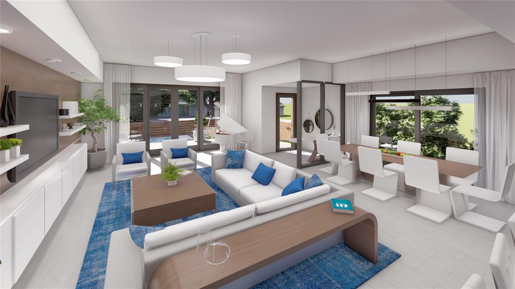 3863 Northeast 23rd Avenue, Unit A8 Lighthouse Point, FL 33064 - Photo 6 of 12 a living room with furniture and a large window