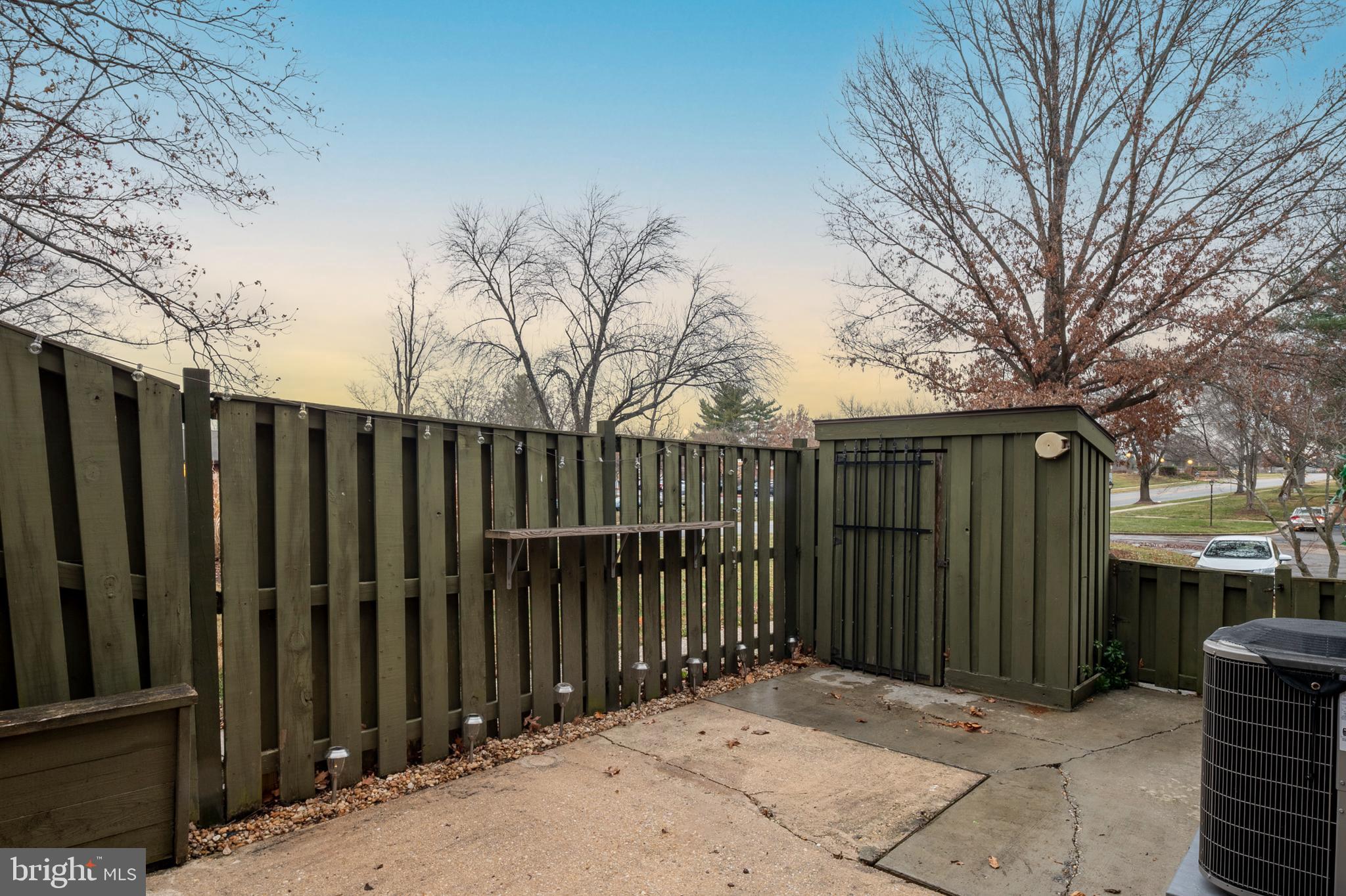 9550 Transfer Row Columbia, MD 21045 - Photo 24 of 27 a view of backyard with wooden fence