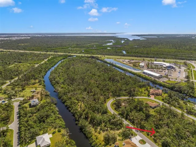 a view of a city and an ocean view