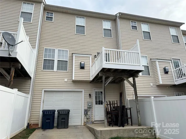 a view of a house with a balcony