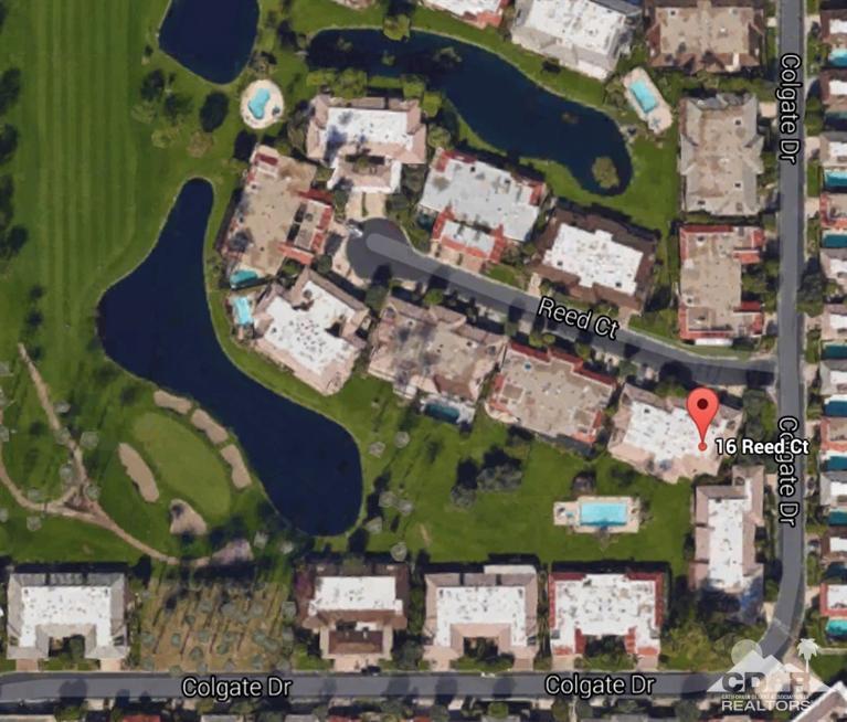 16 Reed Court Rancho Mirage, CA 92270 - Photo 10 of 38 an aerial view of a highlighted house