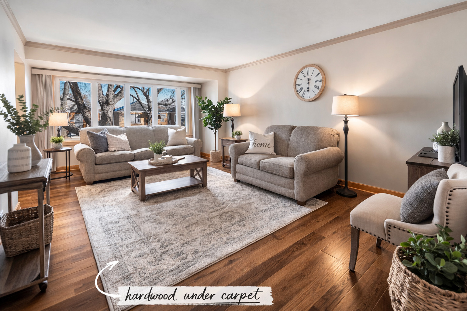 5250 South Nagle Avenue Chicago, IL 60638 - Photo 7 of 21 a living room with furniture and a large window