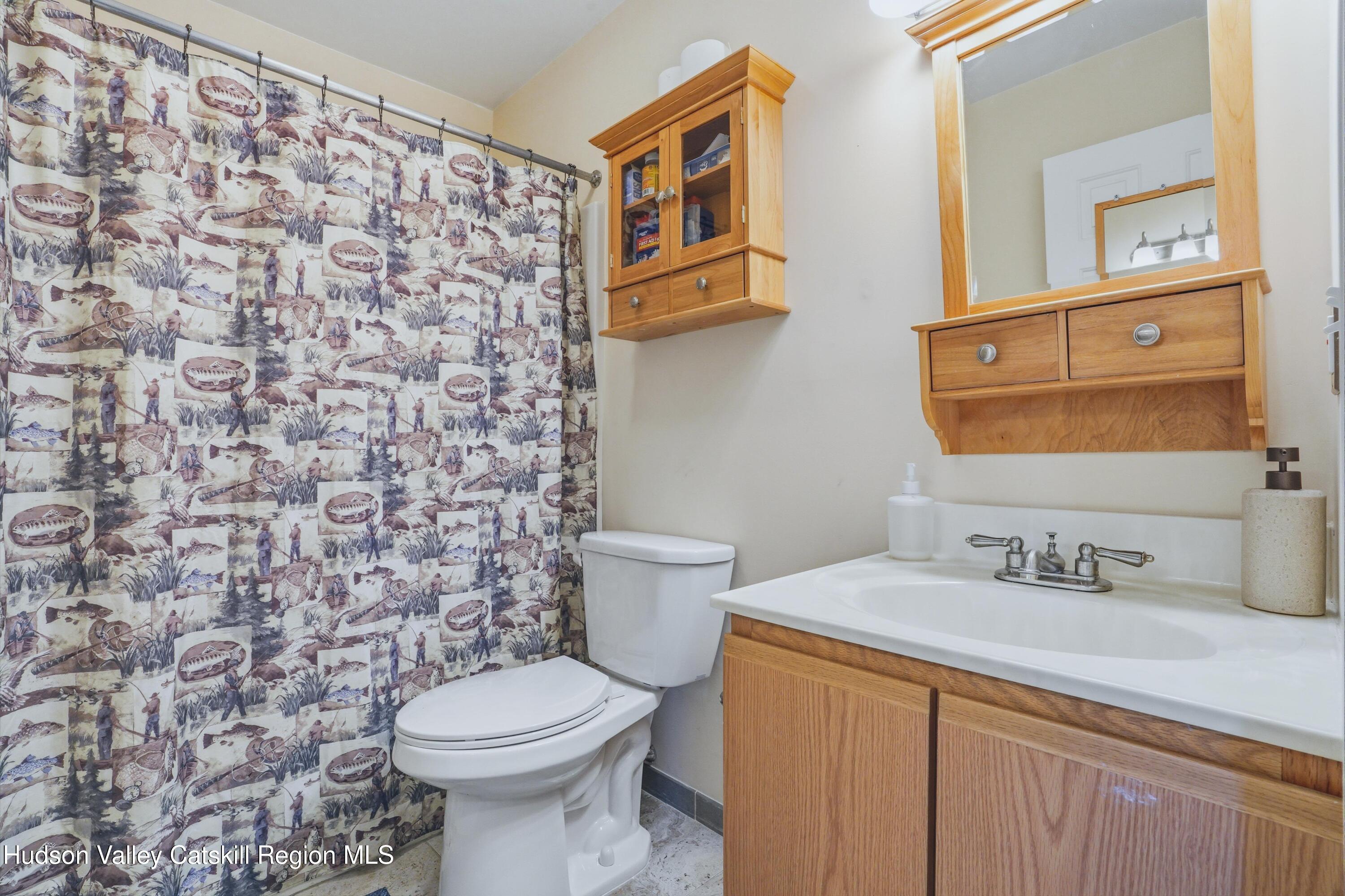 5217 State Rte 55 Grahamsville, NY 12740 - Photo 12 of 20 a bathroom with a sink and a toilet