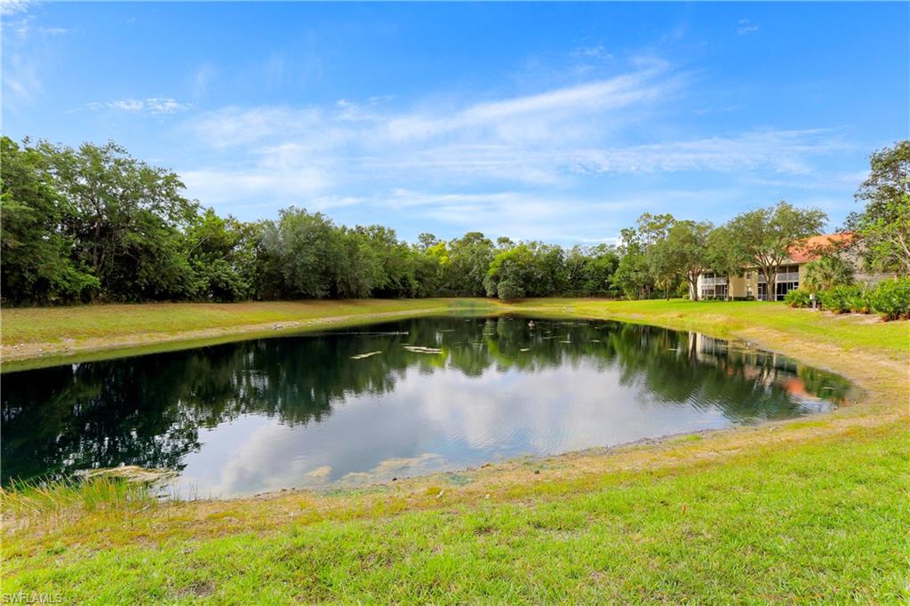 337 Robin Hood Circle, Unit 204 Naples, FL 34104 - Photo 21 of 23 a view of a lake in front of the house