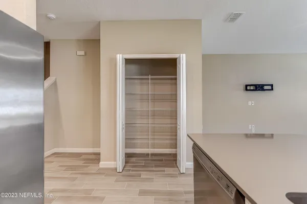 a view of empty room