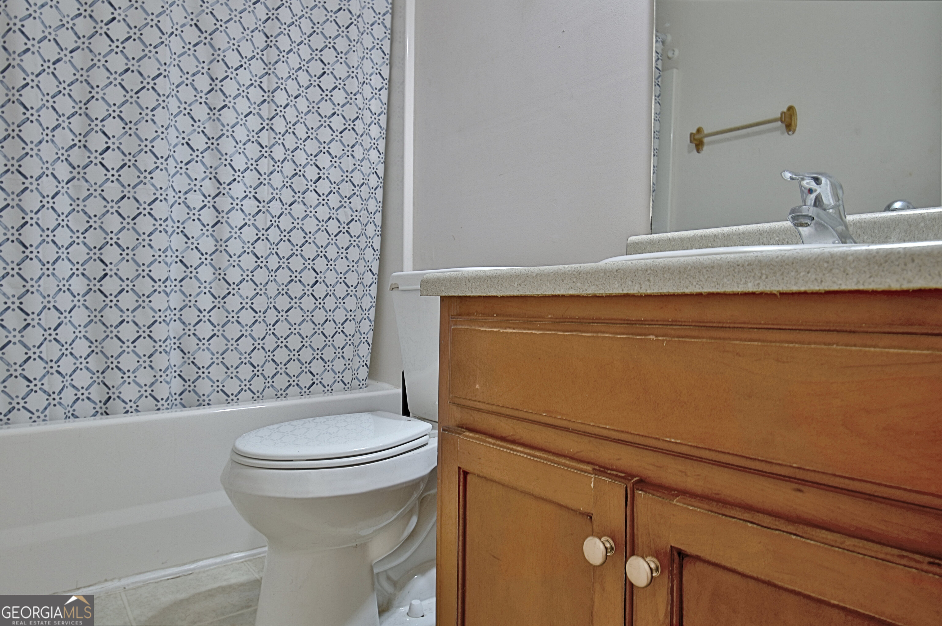 203 Jerry Road Hogansville, GA 30230 - Photo 22 of 49 a bathroom with a toilet and a sink