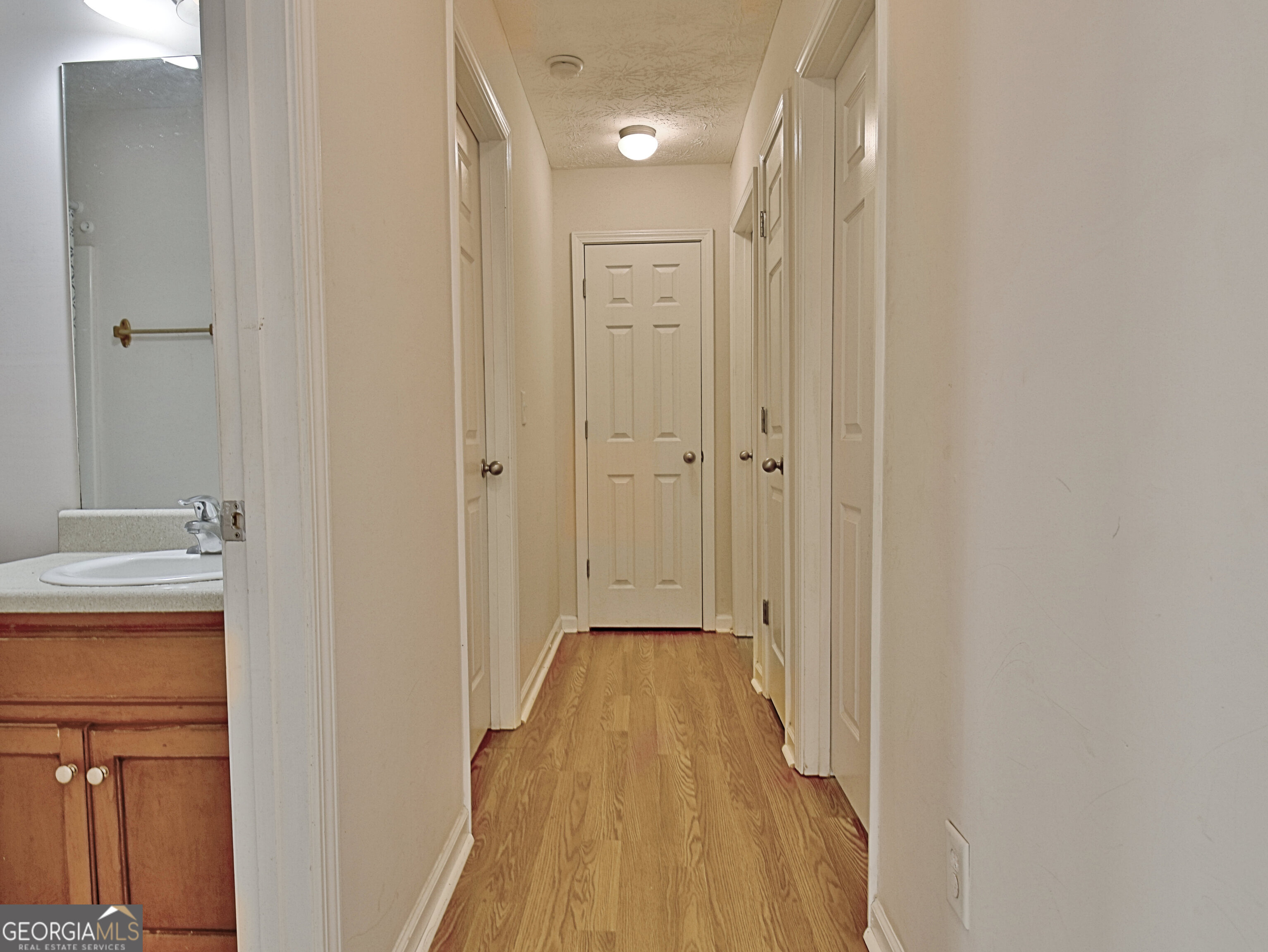 203 Jerry Road Hogansville, GA 30230 - Photo 23 of 51 a view of a hallway with wooden floor