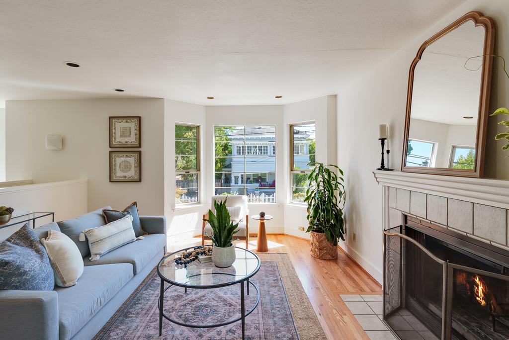 918 3rd Street, Unit A Santa Cruz, CA 95060 - Photo 11 of 43 a living room with furniture and a potted plant