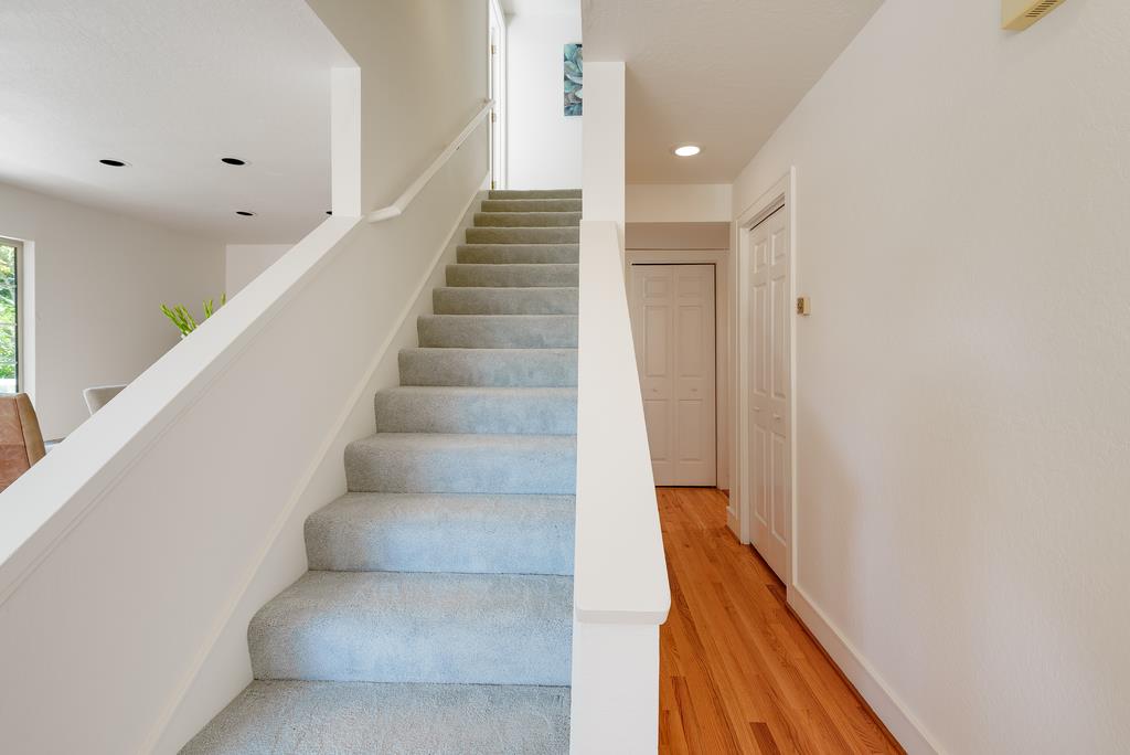 918 3rd Street, Unit A Santa Cruz, CA 95060 - Photo 23 of 43 a view of entryway and hall with wooden floor