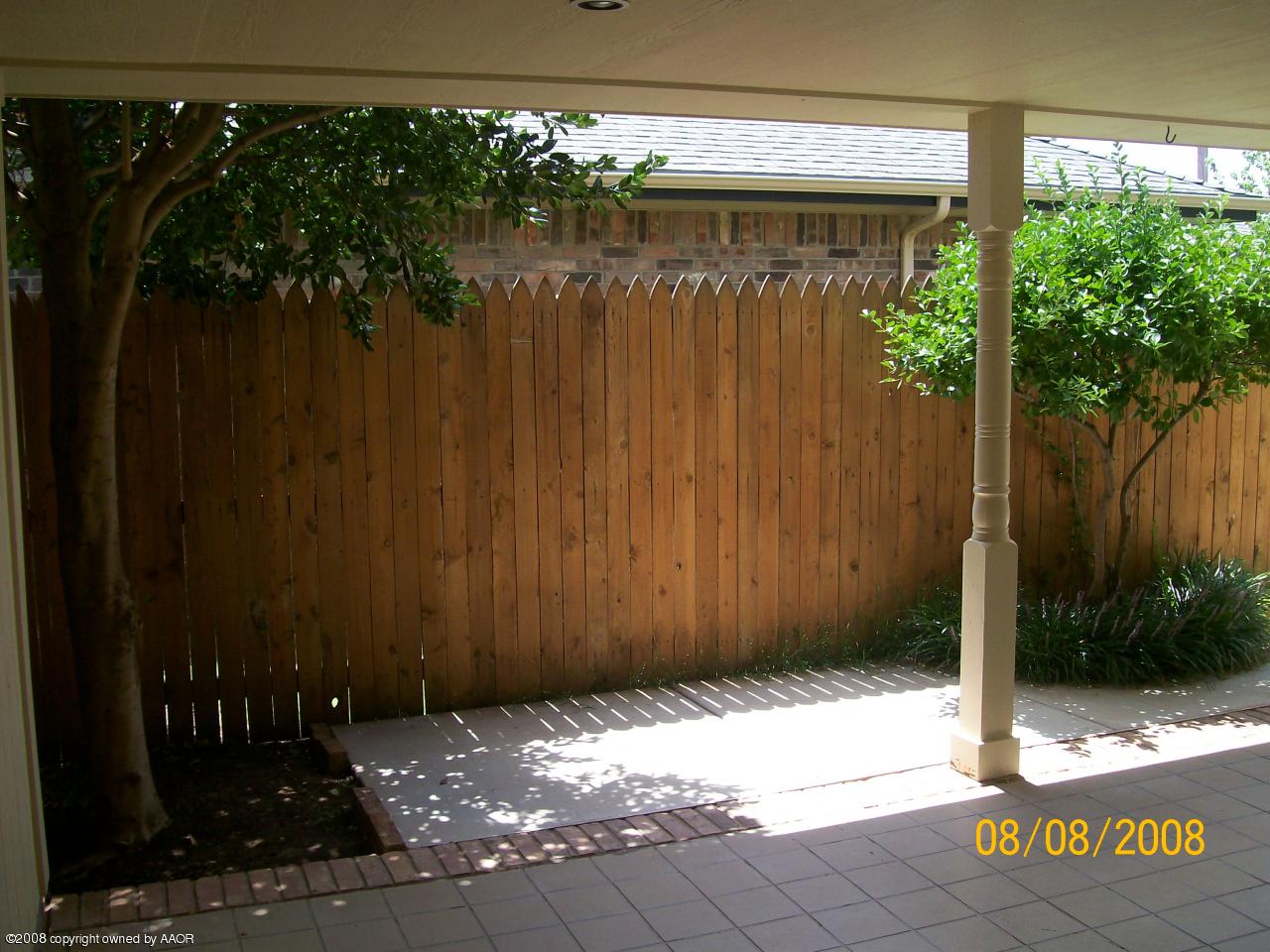 8008 Claret Street Amarillo, TX 79110 - Photo 8 of 9 a view of a porch
