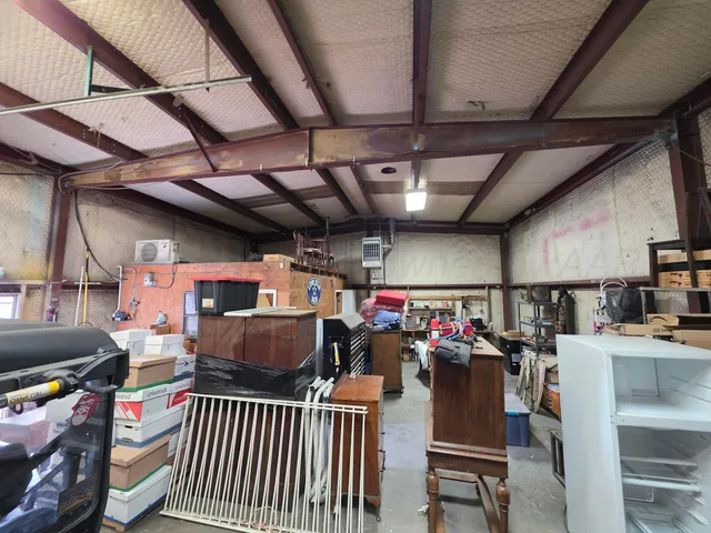 a view of storage and utility room