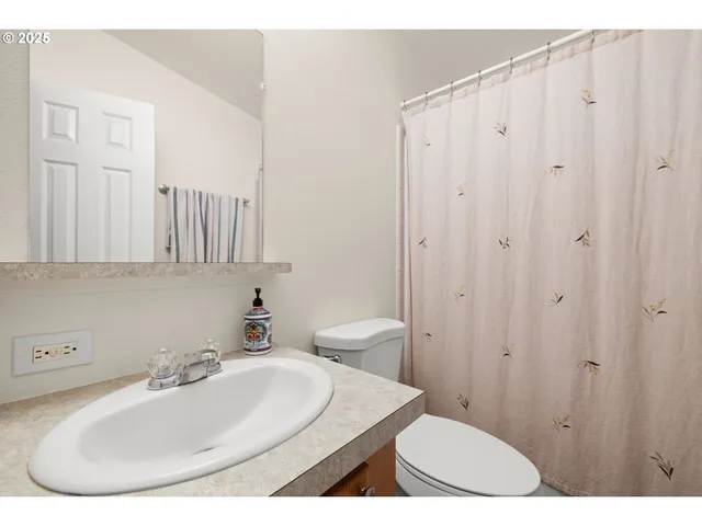 a view of a city with an outdoor space