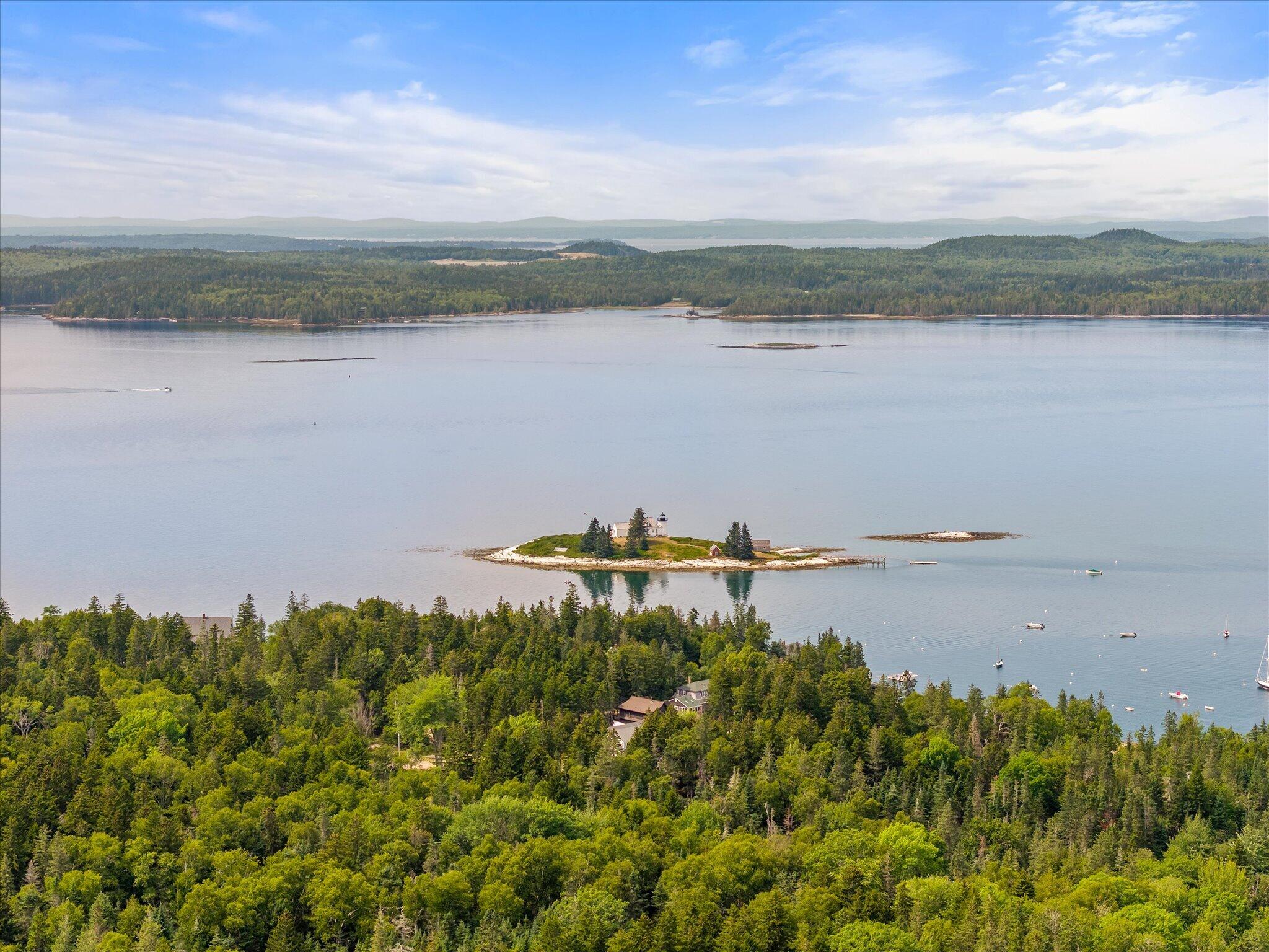 455 Eggemoggin Road Deer Isle, ME 04650 - Photo 55 of 62 Aerial View