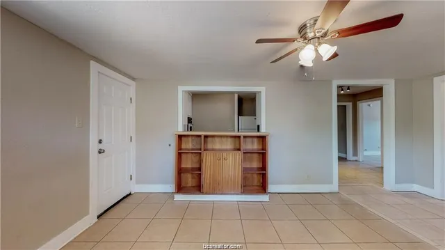 a view of a livingroom with a chandelier