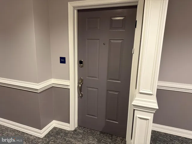 a view of elevator with window