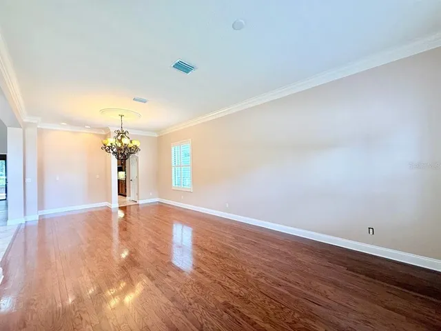 a view of an empty room