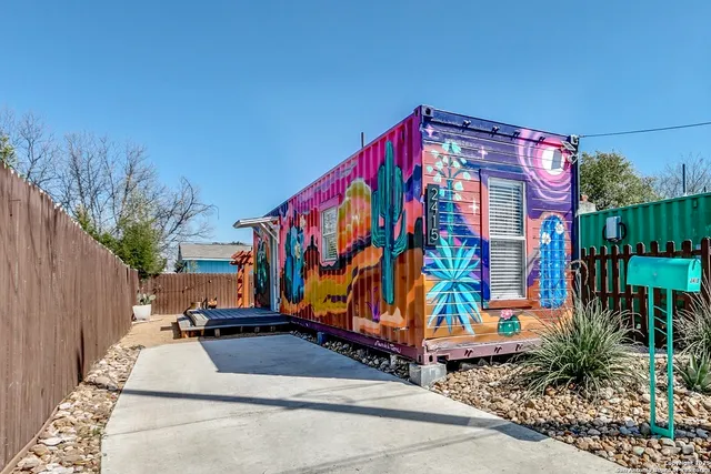 a view of swimming pool with a backyard