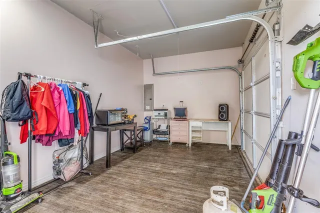 a view of a room with storage and utility