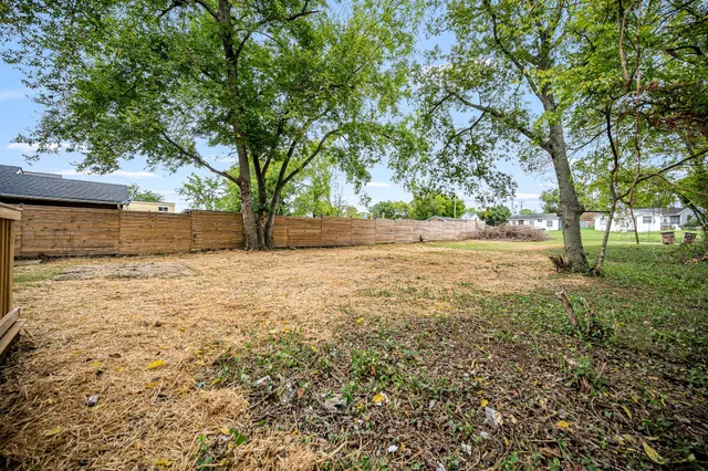 a view of yard with tree