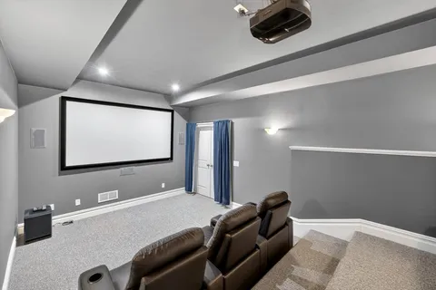 a room with furniture
